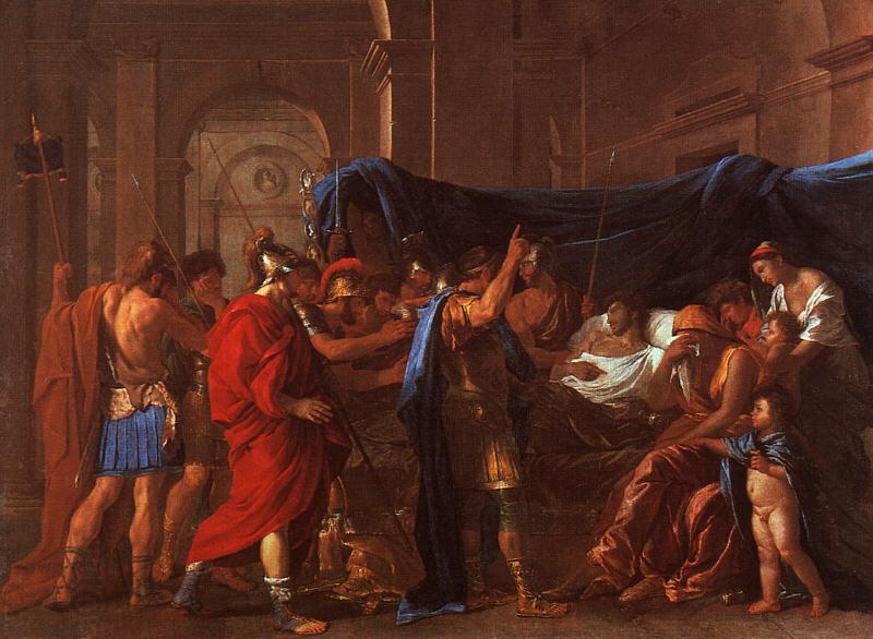 Nicolas Poussin The Death of Germanicus China oil painting art